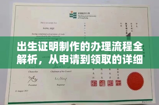 阜平出生证明制作的办理流程全解析，从申请到领取的详细指南